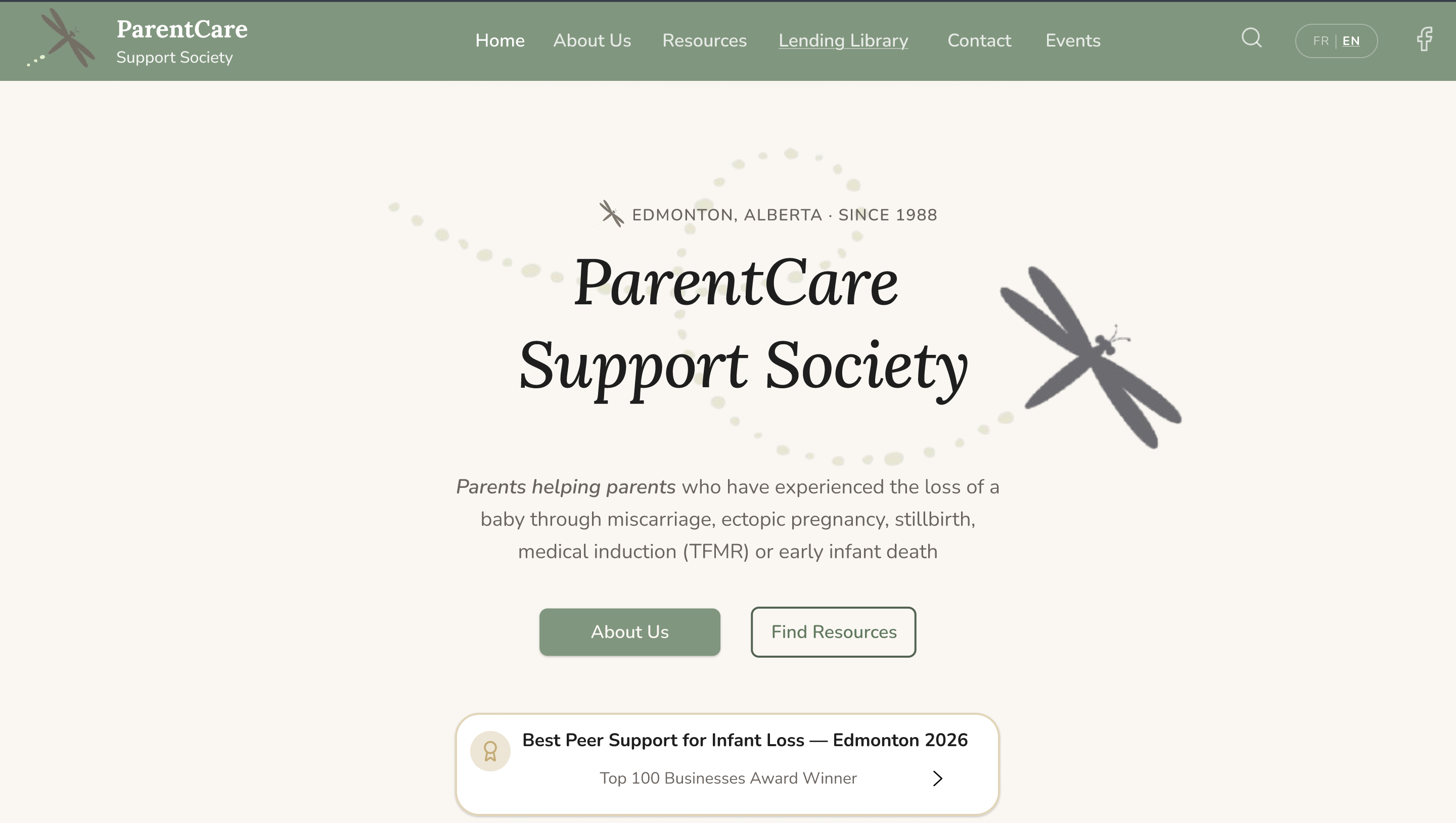Parent Care Website Redesign